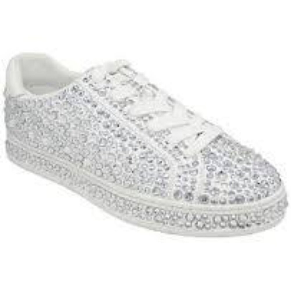 I.N.C. International Concepts Dazzlee Round Toe Sneakers - Silver - Picture 8 of 8
